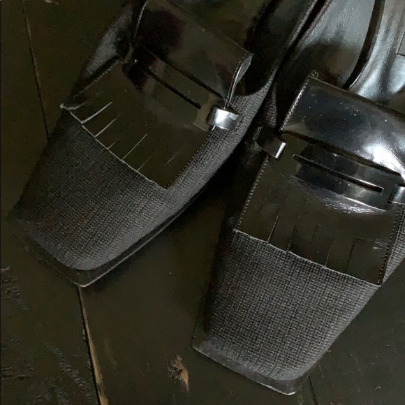 Stuart WEITZMAN Fringed Mules - Black - Picture 3 of 16